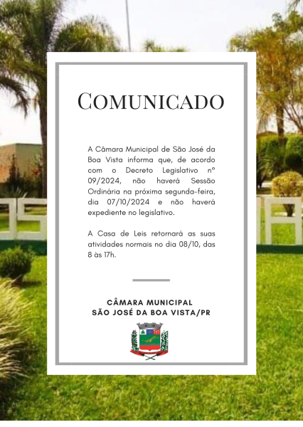 COMUNICADO